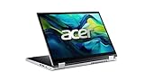 Acer Aspire 3 Spin (A3SP14-31PT-310V) Convertible Notebook | 14' WUXGA IPS Touch-Display | Intel Core i3-N305 | 8 GB RAM | 512 GB SSD | Intel UHD Grafik | Windows 11 | QWERTZ Tastatur | Silber