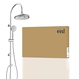 EISL Duschset SOMMERREGEN Chrom, Duschsäule mit Regendusche (Ø 220 mm) und Handbrause 5 Strahlarten, ideal zum Nachrüsten - Nutzung vorhandener Bohrlöcher komplettes Montageset DX1005CS-A