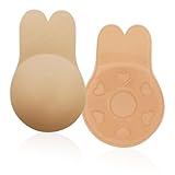 Zynxel Klebe BH Push-Up BH Rückenfrei, Unsichtbar Trägerloser BH,Nippelpads, Mit Push up Effekt Und Unsichtbarem Design,Wiederverwendbare,Für Alle Rückenfreien Kleidungsstücke Und Brautkleider