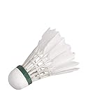 HUDORA Natur-Federbälle, 6 Stück - Federball-Set Badminton-Bälle - 76053/01