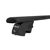 Atera 048622 PKW Dachträger Signo RTD - Alu Aero Profil schwarz - für Autos mit aufliegender Dachreling - 122 cm