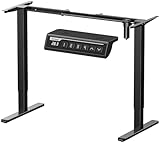 ErGear Höhenverstellbarer Schreibtisch Gestell mit 4 Memory-Steuerung-GS-Zertifiziert Höhenverstellbar Tischbeine Ergonomische Stehpult Basis,Frame only