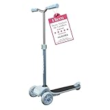 HUDORA Tri Scooter - Stabiler Dreirad-Roller mit großer Trittfläche - Höhenverstellbarer & zusammenklappbarer Cityroller für bis zu 100kg - Dreiradscooter aus Aluminium für Kinder & Jugendliche