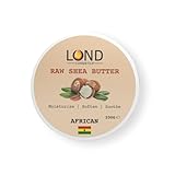 Lond cosmetics Sheabutter 200 g - Unraffiniert, Natürlich, Rein, Handgefertigt, 100% Vegan, Ethisch handgefertigt in Ghana, Afrika