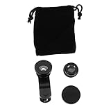 STOBOK 2Sätze Handy Kameraobjektiv Fisheye Makro Weitwinkel Für Smartphones Teiliges Kit Für Kreative Aufnahmen Beeindruckende Effekte
