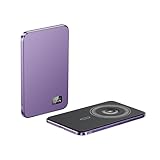 PULSE® Power Bank 5000mAh, PD 22.5W - Magnetische Induktive Powerbank für iPhone - Wireless Charging - Schlankes Design - Perfekt für Unterwegs - Ideal für Apple iPhone Schön und Kabellos Aufladen