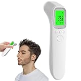 No Touch Temperature Meter, Accurate Body Temperature Scanner, Touchless Thermometer for Kids, Portable Digital Thermometer 1.77x1.77x6.38 Inches for Youth, Children, Adults, Seniors