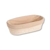 KESPER | Gärkörbchen, Material: Rattan, Textilfutter (abnehmbar), Maße: 28 x 15 x 8 cm, Farbe: Natur | 19632