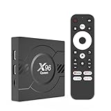 Puersit Android 10.0 TV Box, X96 Queen, Allwinner H313 Quad Core Arm Cortex A53, 2GB RAM 8GB ROM Smart TV Box, Soporte 4K 3D HDR, 2.4G/5.8G WiFi,BT5.0 Remote Control