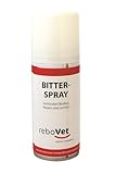 Rebopharm Bitterspray für Hunde & Katzen: Effektiver Schutz vor Kauen & Lecken, Sicher für Möbel & Textilien, Langanhaltender Bittergeschmack, Einfache Anwendung, 100 ml