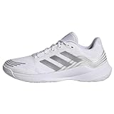 adidas Damen Novaflight Volleyball Shoes-Low (Non Football), FTWR White/Silver met./FTWR White, 39 1/3 EU