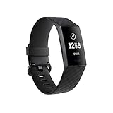 Fitbit Charge 3 Advanced Fitness Tracker with Heart Rate, Swim Tracking & 7 Day Battery - Graphite/Black, One Size
