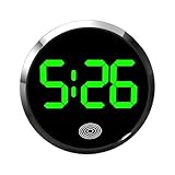Digitales Touch-Dashboard – tragbarer Timer mit LED-Display und Beleuchtung – ideal für Zuhause, Kühlschrank, Fahrzeug, Küche, Büro, Reisen