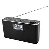 Soundmaster DAB700SW tragbares Radio Boombox DAB+ UKW mit USB SD Bluetooth