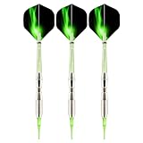 Bar-Darts-Set, Farbverlauf, weiche Dartpfeile, professionelles Set, bunte Dart-Flights, professionelle sichere Dartpfeile, weiche Spitze, Spiele-Nacht-Dartscheibe, Spaß an der Bar mit Freunden