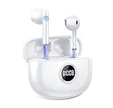 IKG Bluetooth Kopfhörer in Ear, Kopfhörer Kabellos Bluetooth 5.3, Deep Bass Stereoklang, 37 Std Akkulaufzeit, Wireless Kopfhörer mit Mikrofon, I-P7 Wasserdicht, LED Anzeige USB-C, Sport Ohrhörer