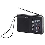 Tragbares Taschenradio, Vintage-Stereoradios Mit Großem Lautsprecher, Vintage-Dualband FM/AM, Ultra-Weitbereichssignale Und Teleskopantenne