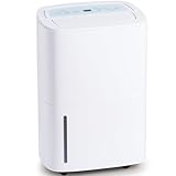 Megonia 55L/Tag Elektrischer Luftentfeuchter: 350m³/h Raumentfeuchter Industrie-Bautrockner mit Hygrometer für Keller/Badzimmer/Schlafzimmer - Entfeuchte gegen Schimmel - für Garage/Wohnung 150㎡