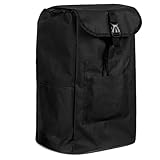 Wasserdichte Oxford-Tuch-Ersatztasche für Einkaufswagen – große Kapazität Trolley-Taschen mit Seitentasche, 47 × 25,5 × 64 cm