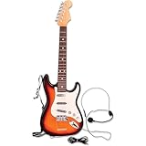 Bontempi 24 1310 - Elektrische Gitarre mit Schultergurt und Mikrofon