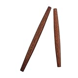 VALICLUD 2 Stück Kleines Holz Nudelholz Antihaft Teigrolle für Vielseitig Einsetzbar für Backen von Teig und Dumpling Wrapper