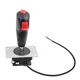 lvifloae Flug-Joystick, 8-fach verstellbarer Joystick mit Auslöser und oberer Starttaste für Videospiel-Simulatoren, Flyer