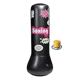 Kinder Aufblasbare Boxsack, Toddler Blow Up Boxing Toy, Anti-Tipping Stand Design, Safe Active Play Equipment, Fitness Training Aid, für Home Workplace Indoor Gym