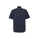 Mammut Lenni Shirt Men | Outdoor Hemd für Herren, Atmungsaktiv, Kurzarm | Marine-Black, XL