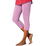 Nquwgumh Cropped-Leggings für Damen, Marineblau, lässiger Komfort, bedruckt, Stretch, hohe Taille, elastisch, kurze Hose, Resort, Strand, Leggings, kurze Hose für Workout, Fitnessstudio, Yoga, rose,