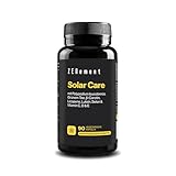 Solar Care | Bräunungskapseln, Hautschutz, 2in1 Natural Tan Bronzer PERFECT SKIN | Beta Carotin, Calaguala, Vitamin E, C, D, Selen, Grünem Tee | 90 Vegan Kapseln Bräunungsverstärker | Zenement