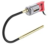 IMAYCC Elektrischer Betonrüttler, 1300W Innenrüttler Flaschenrüttler, 2M Vibrationsstablänge Betonvibrator, 4300 U/min Rührwellendrehzahl, 35mm Vibrationswellen durchmesser