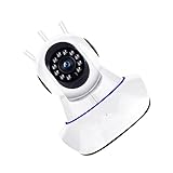 LABRIMP Kabellose Ip Kamera mit Drehung Nachtsicht und Bewegungsmelder Fernüberwachung per Handy WiFi Sicherheitssystem für Zuhause und Babyüberwachung Starke Ir Beleuchtung Flexible