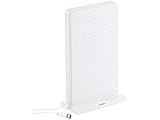 auvisio Radioantenne DAB+: Aktive Zimmerantenne für DVB-T/T2/DAB/DAB+, +30 dB, LTE-Filter, weiß (DAB Radio Antenne, Zimmerantenne Radio, Stereoanlage)