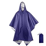 Leichte Regenjacke Damen, Regenponcho Damen Herren Wasserdicht Atmungsaktiv Regenanzug Regenmantel Fahrrad Wandern Blitzangebote des Tages, Regencape Leichte Mit Ärmel Pareo Rain Poncho Regen