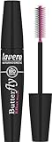 lavera Butterfly Effect Mascara Beautiful Black Wimperntusche ∙ Farbe black schwarz ∙ Volumen, Schwung & Definition ∙ Natural & innovative Make up ✔ vegan ✔ Bio Pflanzenwirkstoffe ✔ Naturkosmetik ✔ Augen Kosmetik 1er Pack (1 x 11 ml)