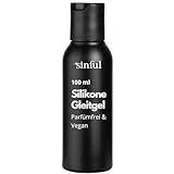 Sinful Silk 100 ml Gleitgel auf Silikonbasis - Premium Seidenweiches Silikonbasierten Gleitmittel - Silicon Lube