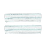 ZWTPGKRD Professioneller Mikrofaser-Mopp, multifunktional, wiederverwendbar, waschbar, Wischpads, Ersatz-Mikrofasertuch, Fensterreinigungspad, wiederverwendbar, 2/4 Stück