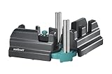 wolfcraft Schmiege und Schneidlade 6948200-2 in 1 Gehrungslade aus Stahl mit Winkelhalbierenden zum Schneiden von bis zu 100 mm hohen Fußleisten & Ausmessen von Raumwinkeln