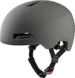 Alpina HAARLEM - Robuster, Individuell Anpassbarer & Leichter Urban Fahrradhelm Für Erwachsene, Coffee-Grey matt, 57-62 cm