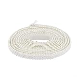 Pelletofen-Heizungsdichtung, Ofentürdichtung, flaches Seil, 12 x 3 mm, Fiberglas-Material für Ofenkessel, Dehnungsfuge, Kamintür und Ofendichtung Anwendungen (200 cm)