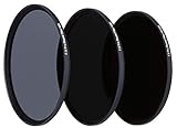 Rollei F:X Pro ND Filterset (ND 8, ND 64, ND1000) Neutraldichtefilter Set mit 3 Graufiltern (82mm)