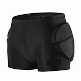 GSJNHY Gepolsterte Ski Schutzhosen Motorrad-Hüftschutz for Erwachsene, Motocross-Shorts, hüftgepolsterter Schutz for Moto-Eiskunstlauf, Eislaufen, Reiten, Schutzmatte(BL105-B,XXXL)