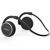 HTOOA Bluetooth Kopfhörer Sport - Wireless Kopfhörer On Ear mit Clear Voice Capture Technologie und Echo Cancellation Mikrofon für Gym, Sport, Running, Work