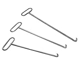 Massiver Schachtdeckelhaken 70, 80, 90 cm, Kanaldeckelheber Schachthaken geschmiedet, verzinkt, robust (80cm)
