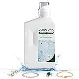 ROLWAY Ultraschallreiniger Konzentrat, 500 ML Brillenreinigert mit natürlicher Formel, für den Einsatz in jedem Ultraschallreinigungsgerät, Ultraschallbad Reinigung von Brillen, Schmuck, Goldschmuck