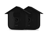 HOLACA Silikon-Schutzhülle, kompatibel mit Allen neuen Blink Outdoor Kameras wasserdichter Schutz, weich, leicht für Blink Outdoor-Sicherheitskamera schwarz, 2 Stück