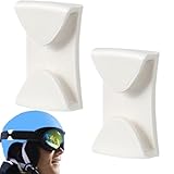 Opilroyn Skibrillen-Clips, Schnellentriegelung, Anti-Drop-Brillengriff, sichere Seitenschienen, Skizubehör, Sportgürtelschnallen zum Skifahren