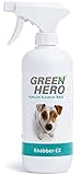 Green Hero Knabber-EX 500 ml Knabberstopp für Hund & Katze Anti Knabber & Ankauen von Möbeln Schuhen u.v.m. Bitterspray Anti Kau Spray Hund