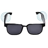 OBEST Intelligente Audio Sonnenbrille,5.1 Bluetooth Sport Bluetooth Kopfhörer,Brille,Sprachalarm,UV-Schutz,Sprachnavigation,Passend für Outdoor Sportarten