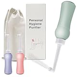 500ml Po Dusche mit Reiseetui, Einziehbare Portable Bidet für Reisen und Zuhause - Ersetzt Feuchttücher, spart Toilettenpapier, Hygienische Intimdusche Podusche für Frau Wochenbett (Grüner, 500ml)